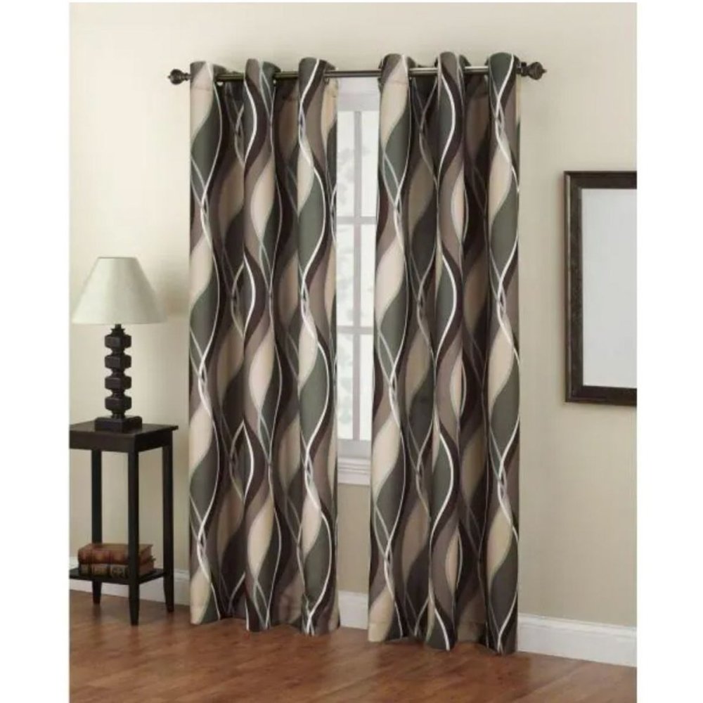 Lichtenberg Intersect No. 918 Grommet Top Spruce Panel 48" W x 84" L